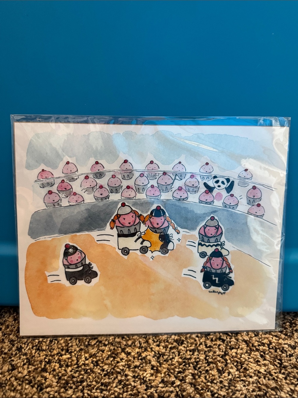 Roller Derby Cupcake Art
